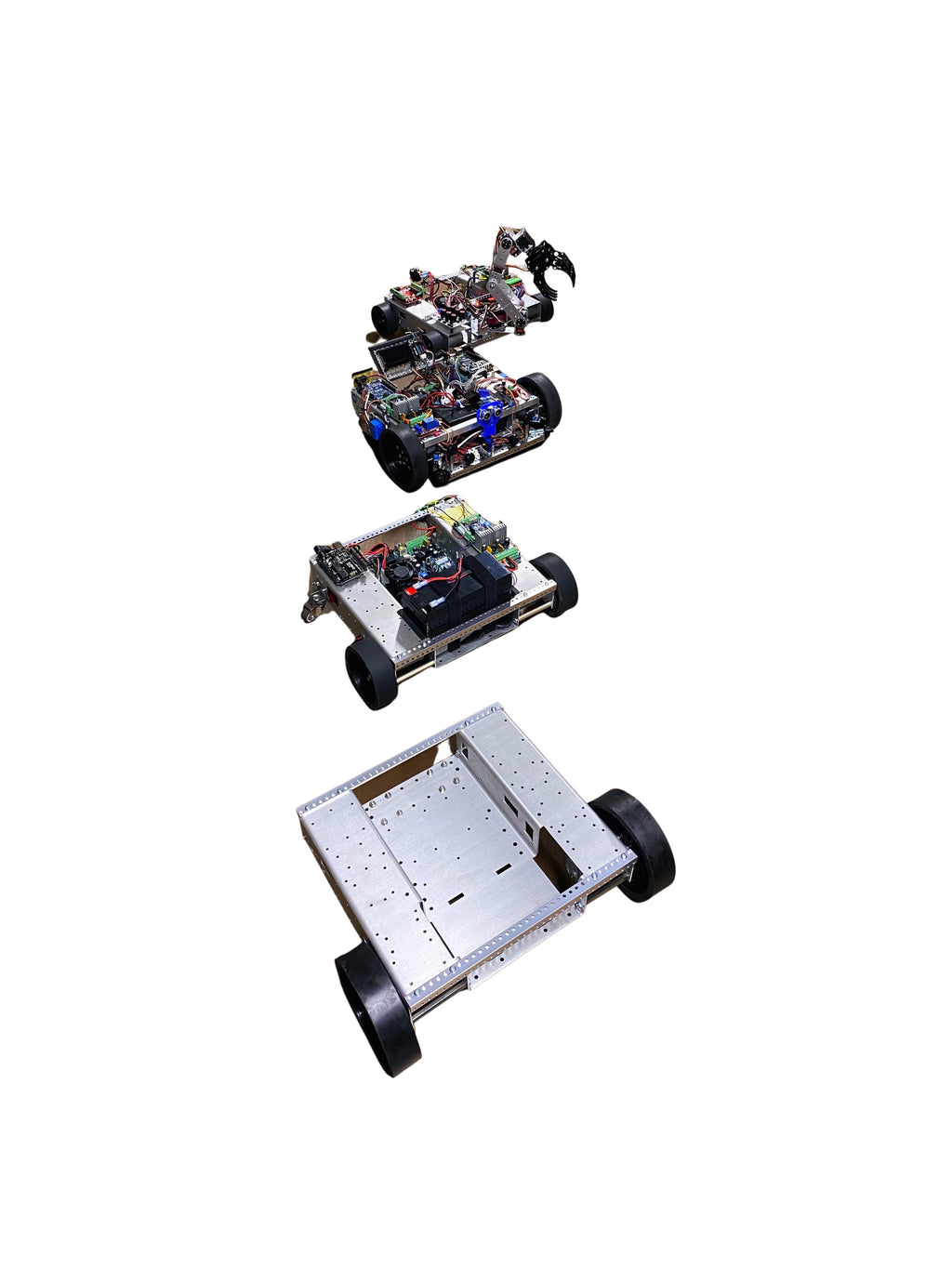 Robot Chassis W/motors and wheels