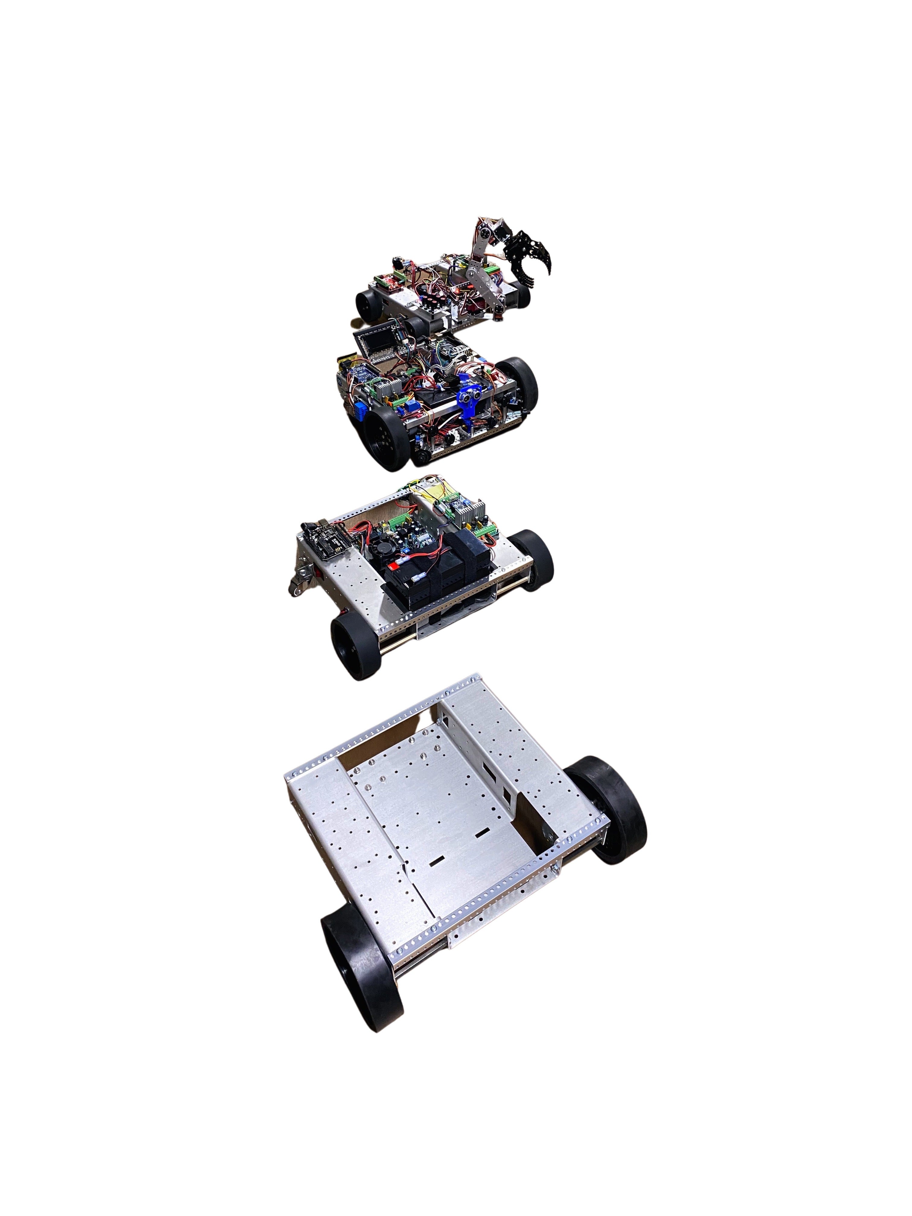 Robot Chassis W/motors and wheels